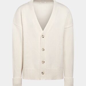 Suitsupply Off-white V-Neck wool Cardigan